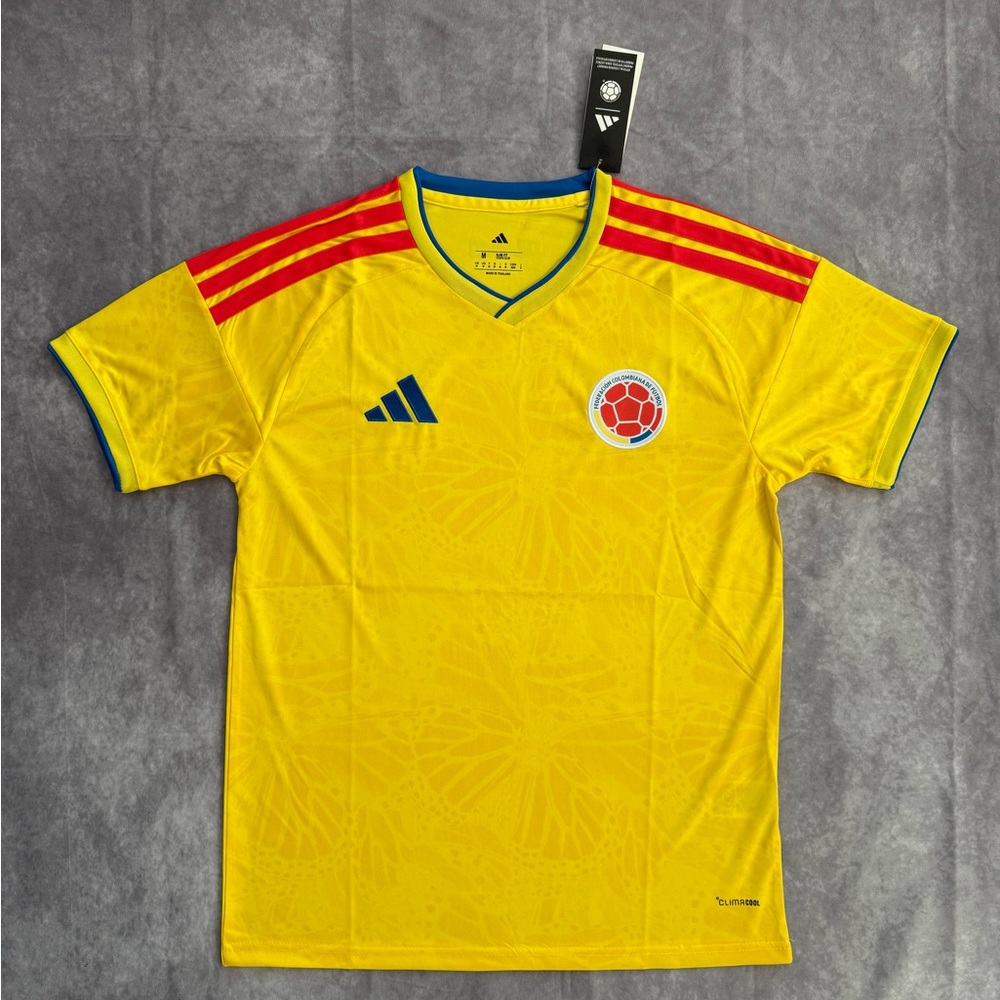 Colombia Home National Team Soccer Jersey Version Fan
